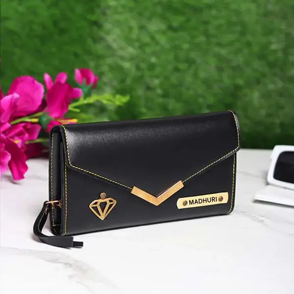 BlackCustomisedwomenswalletwalletwithnameGiftingStudio.webp