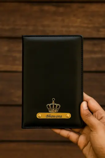 Passport Holder Personalized Passport Holder with Name & Charms